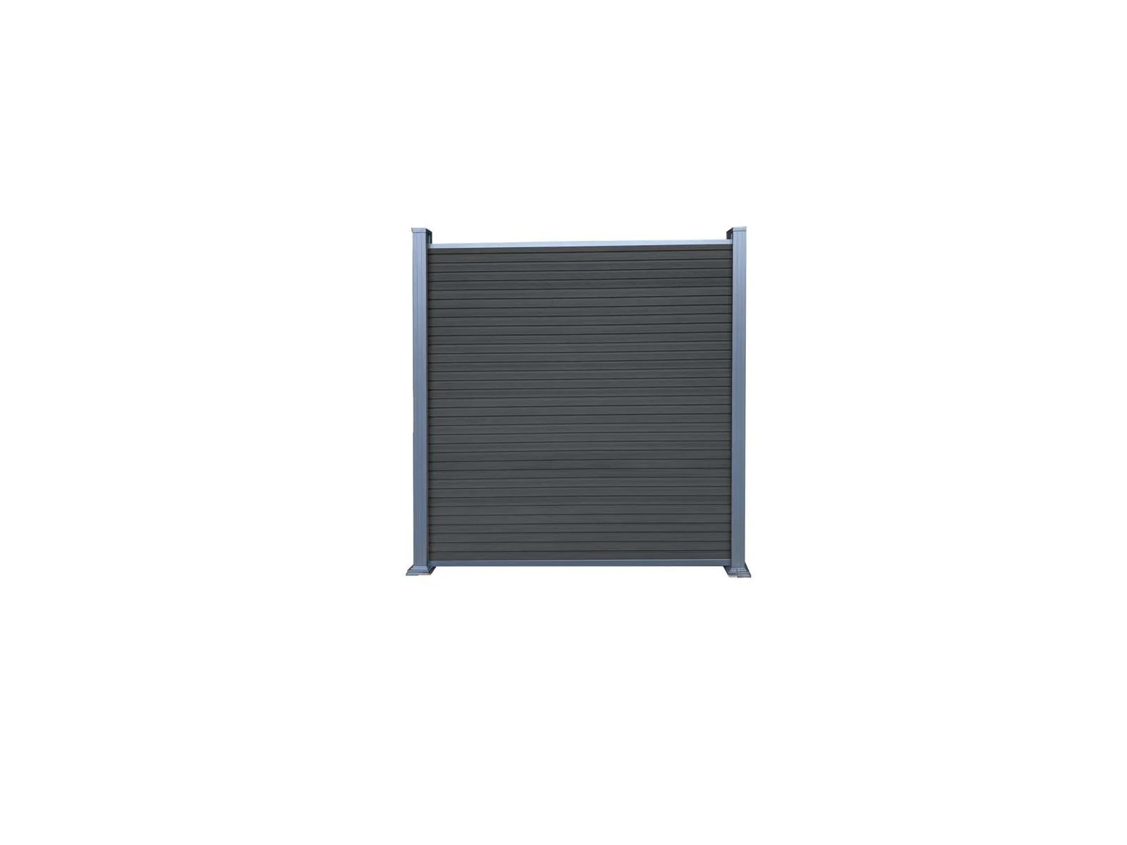T & J Aluminium-Steckzaunpfosten, Breite 6,8 cm | Höhe 180 cm, Anthrazit - Hinweis:Ein Zaunelement wird immer zwischen zwei Pfosten montiert! - Image 2