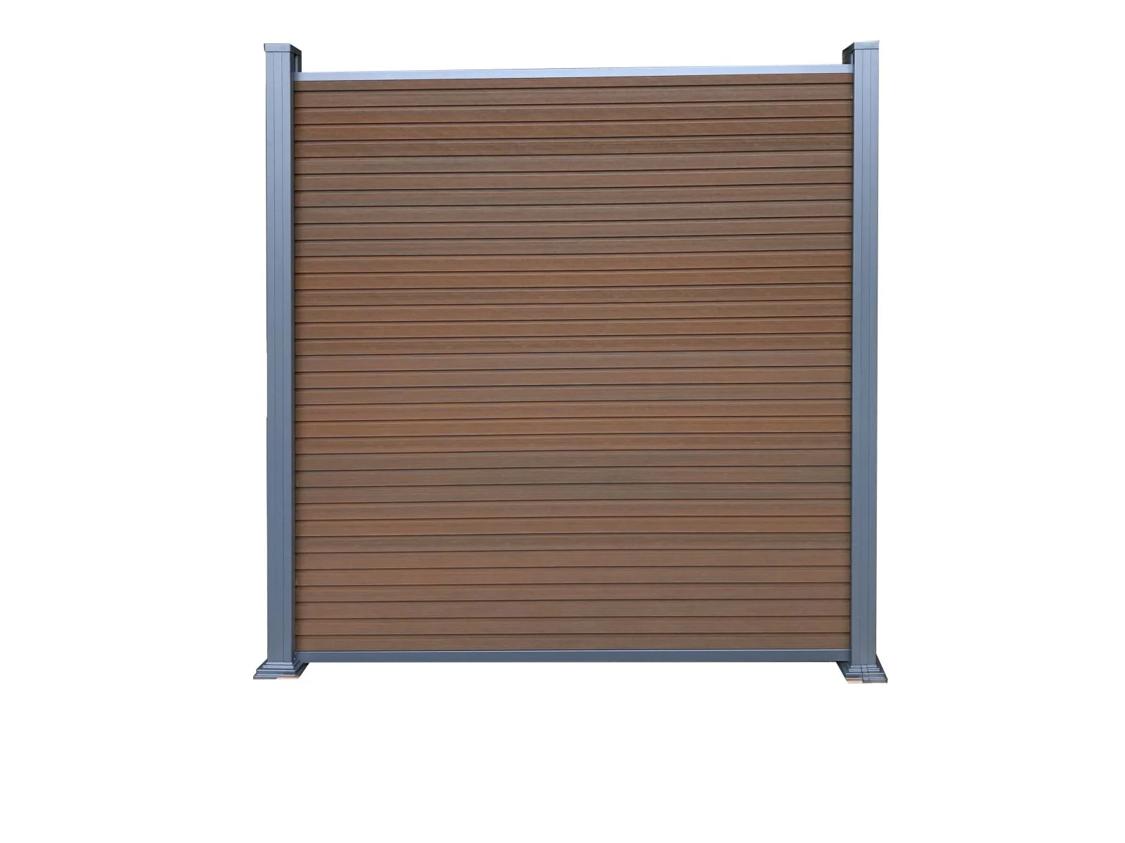 T&J WPC-Zaun Set Holm| Teak - Image 2