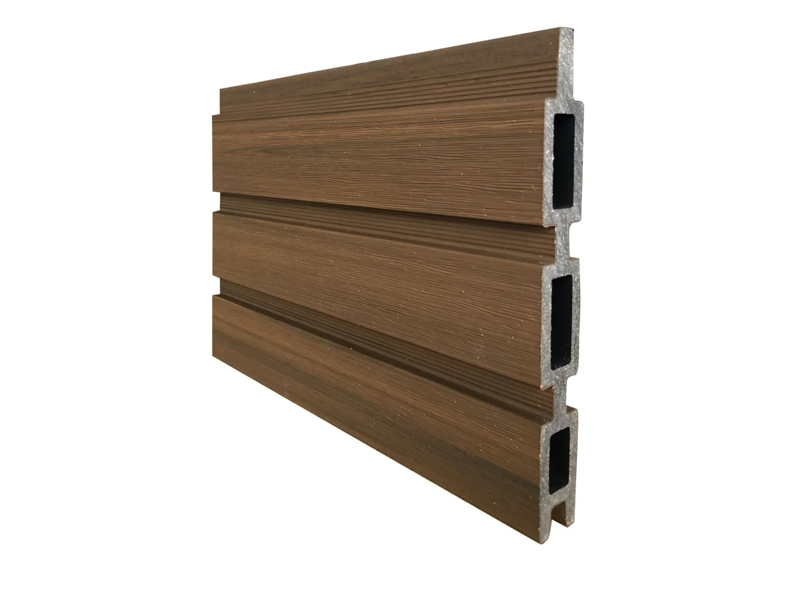 T&J WPC-Zaun Set Holm| Teak - Image 3