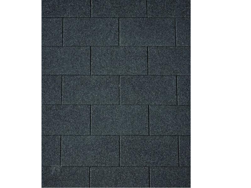 Tuindeco Dachschindeln Rechteck Schwarz - 1 Paket
