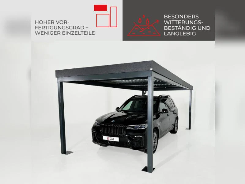 Urban Air Carport, 3,1 x 8,7 m Typ 15, inkl. Montage