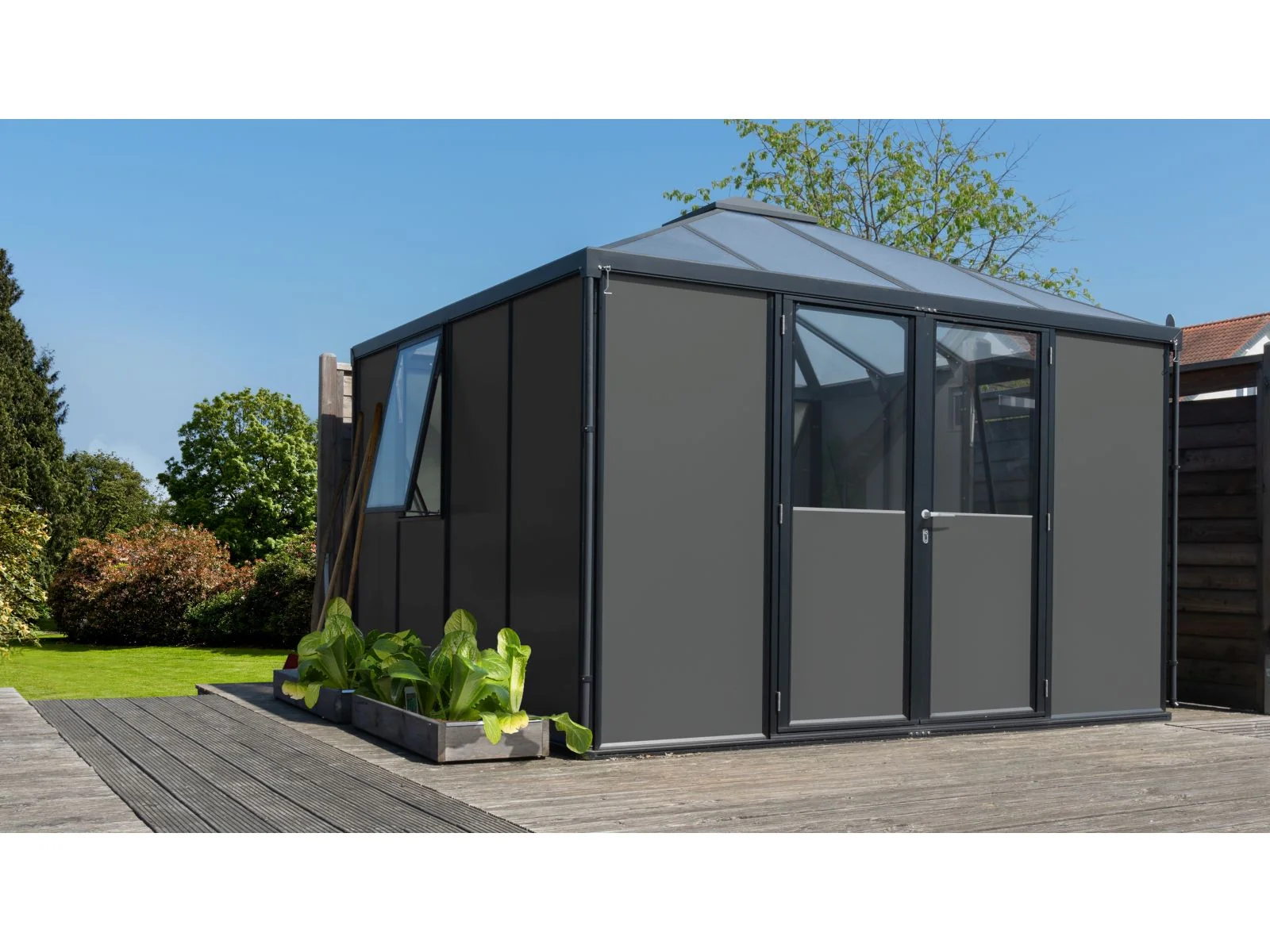 Vitavia Gerätehaus Universum schwarz/anthrazit - Image 3