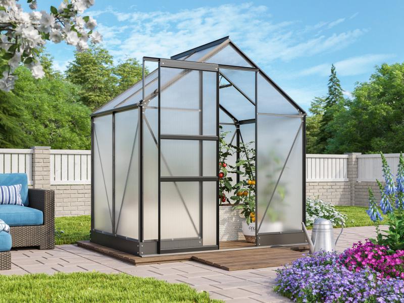 Vitavia Gewächshaus Apollo 2500 HKP 6 mm Schwarz - Image 2