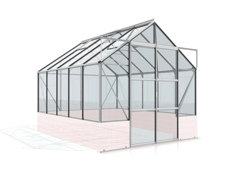 Vitavia Gewächshaus Cassandra 8300 ESG 3 mm Alu eloxiert - Image 2