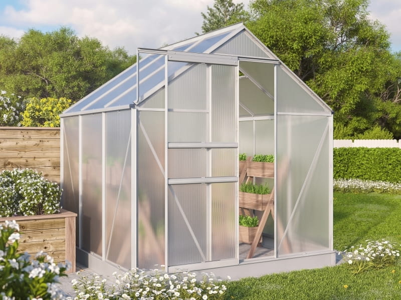 Vitavia Gewächshaus Comet 3800 HKP 4 mm Alu eloxiert