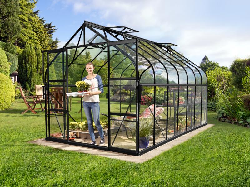 Vitavia Gewächshaus Diana 11500 ESG 3mm, schwarz - Image 2