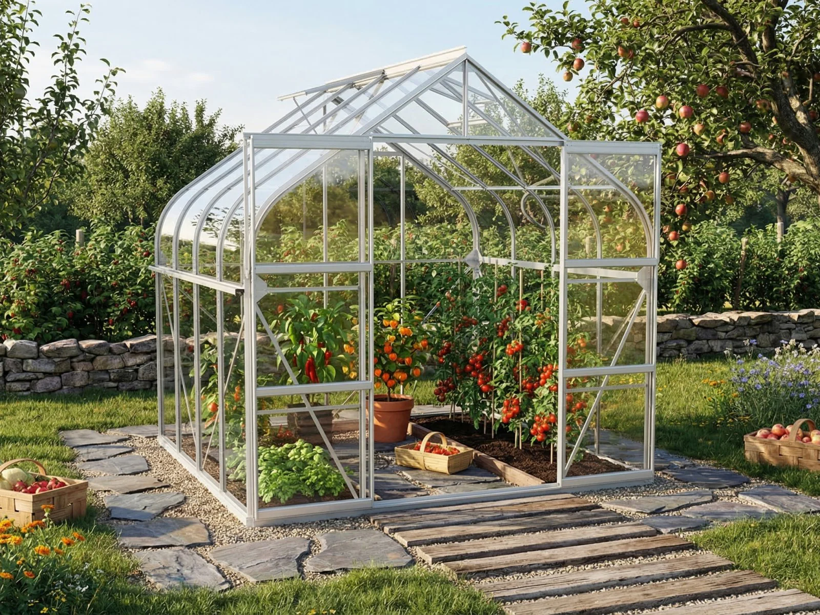 Vitavia Gewächshaus Diana 6700 ESG 3 mm Alu - Image 5