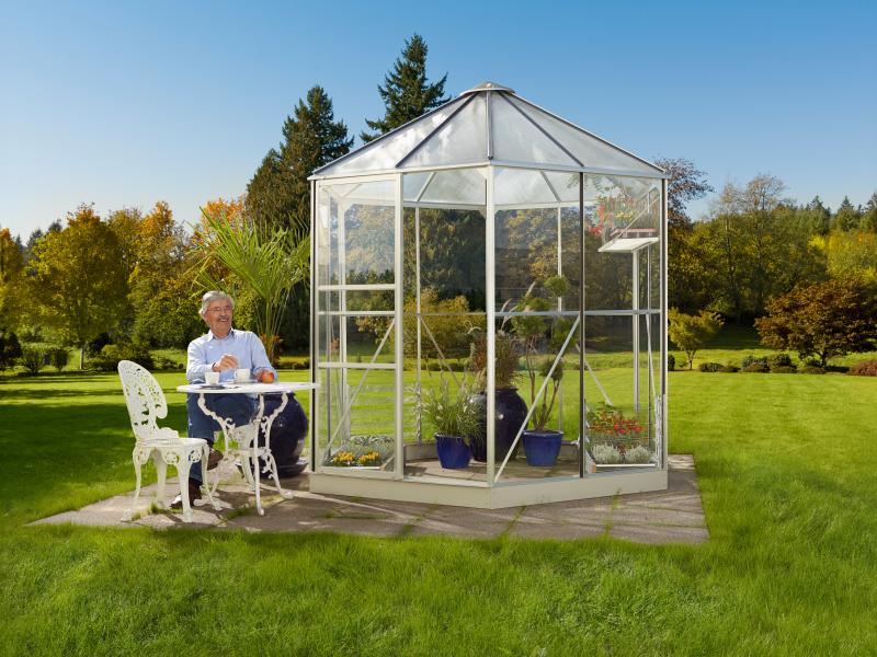 Vitavia Gewächshaus Hera 4500 ESG/HKP, Alu, inkl. Fundament - Image 2