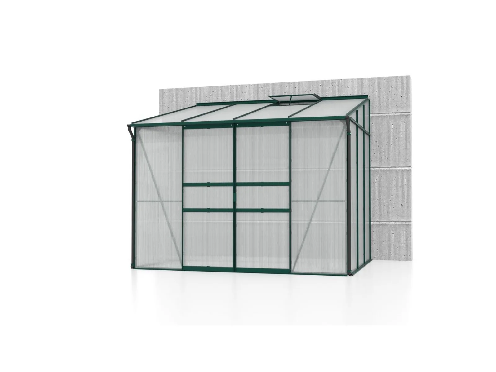 Vitavia Gewächshaus Ida 5200 HKP 6 mm dunkelgrün - Image 2
