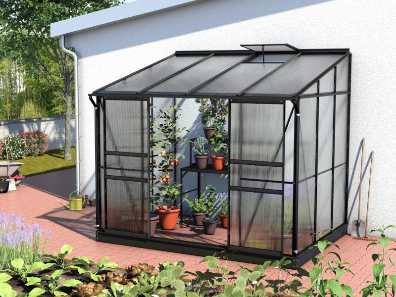 Vitavia Gewächshaus Ida 5200 HKP 6 mm, Schwarz