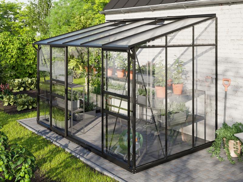 Vitavia Gewächshaus Ida 6500 ESG/HKP, Schwarz - Image 2