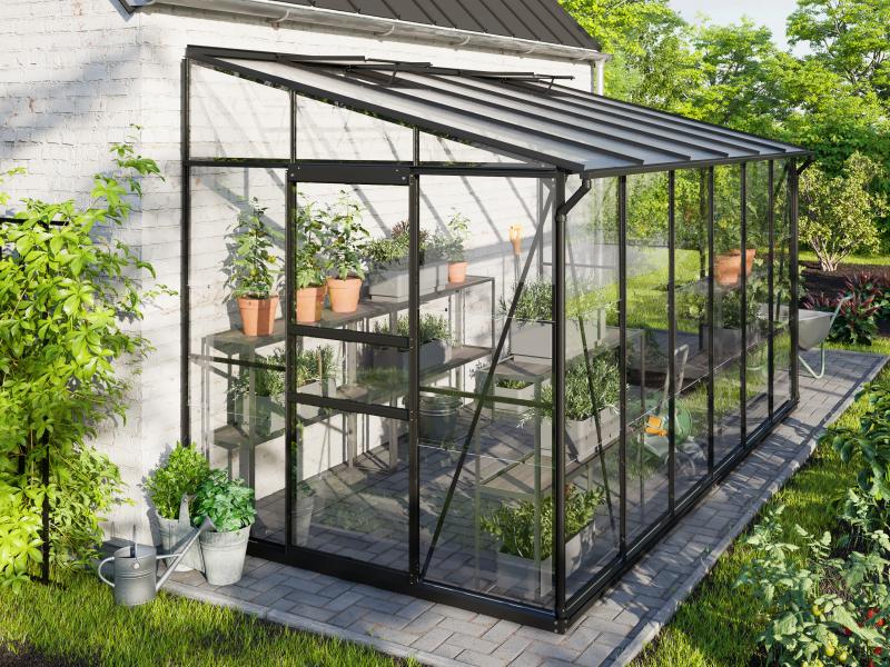 Vitavia Gewächshaus Ida 7800 ESG/HKP, Schwarz - Image 2