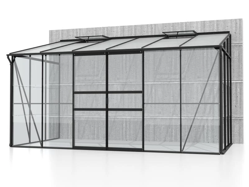 Vitavia Gewächshaus Ida 7800 ESG/HKP, Schwarz - Image 4