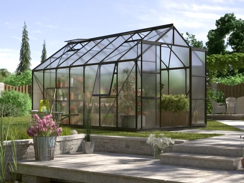 Vitavia Gewächshaus Jupiter 11500 HKP 6 mm Schwarz