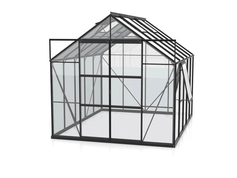 Vitavia Gewächshaus Jupiter 8300 Set ESG 3 mm Schwarz - Image 3