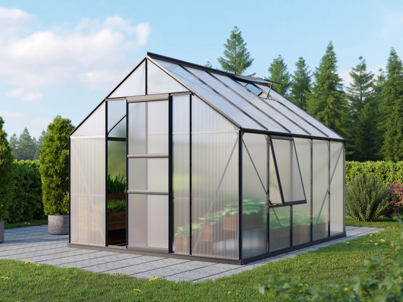 Vitavia Gewächshaus Meridian 1, 8300 HKP 6 mm, schwarz - Image 4