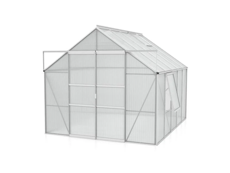 Vitavia Gewächshaus Meridian 2, 8300 HKP 6 mm Alu, mit Doppelschiebetür - Image 6