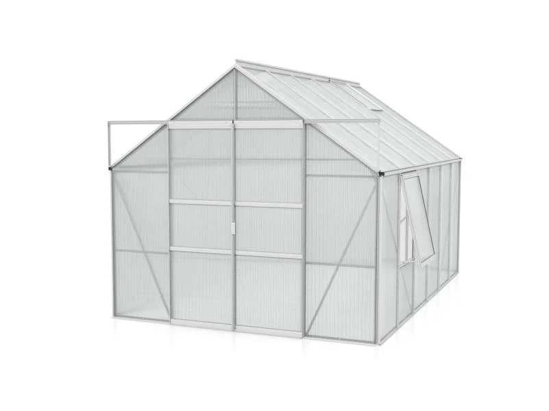 Vitavia Gewächshaus Meridian 2, 9900 HKP 6mm Alu, mit Doppelschiebetür - Image 2