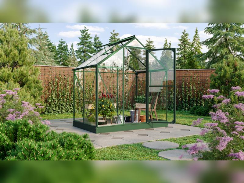Vitavia Gewächshaus Triton 2500 ESG 3 mm, smaragd - Image 4