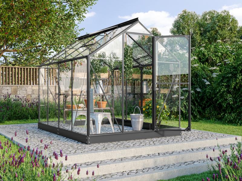 Vitavia Gewächshaus Triton 3800 ESG 3 mm Schwarz - Image 2