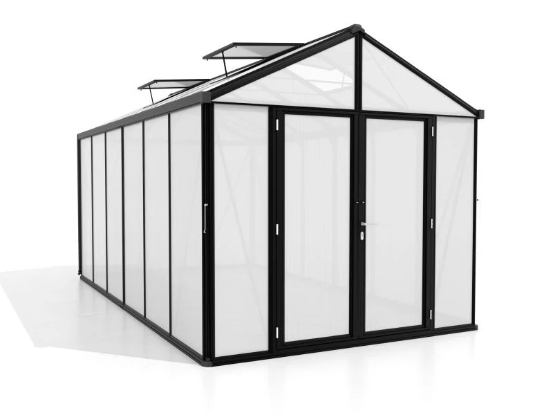 Vitavia Gewächshaus Zeus Comfort 11900 HKP 16mm, schwarz pulverbeschichtet - Image 3
