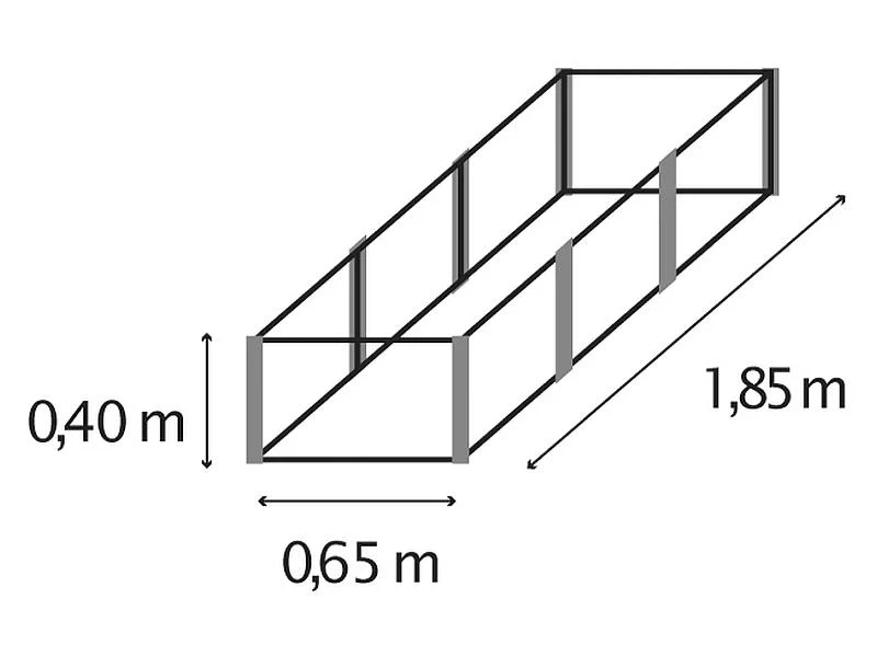 Vitavia Hochbeet Linus S für Gewächshäuser - Image 2