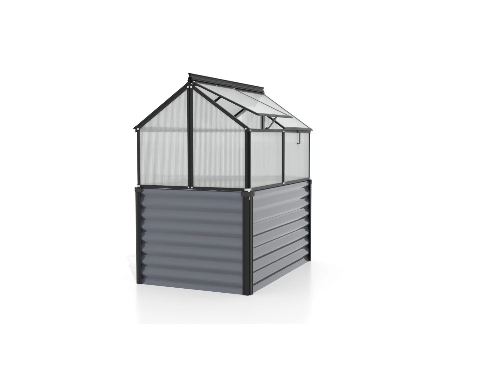 Vitavia Hochfrühbeet Gaia Jumbo HKP 4mm, granit/schwarz - Image 2
