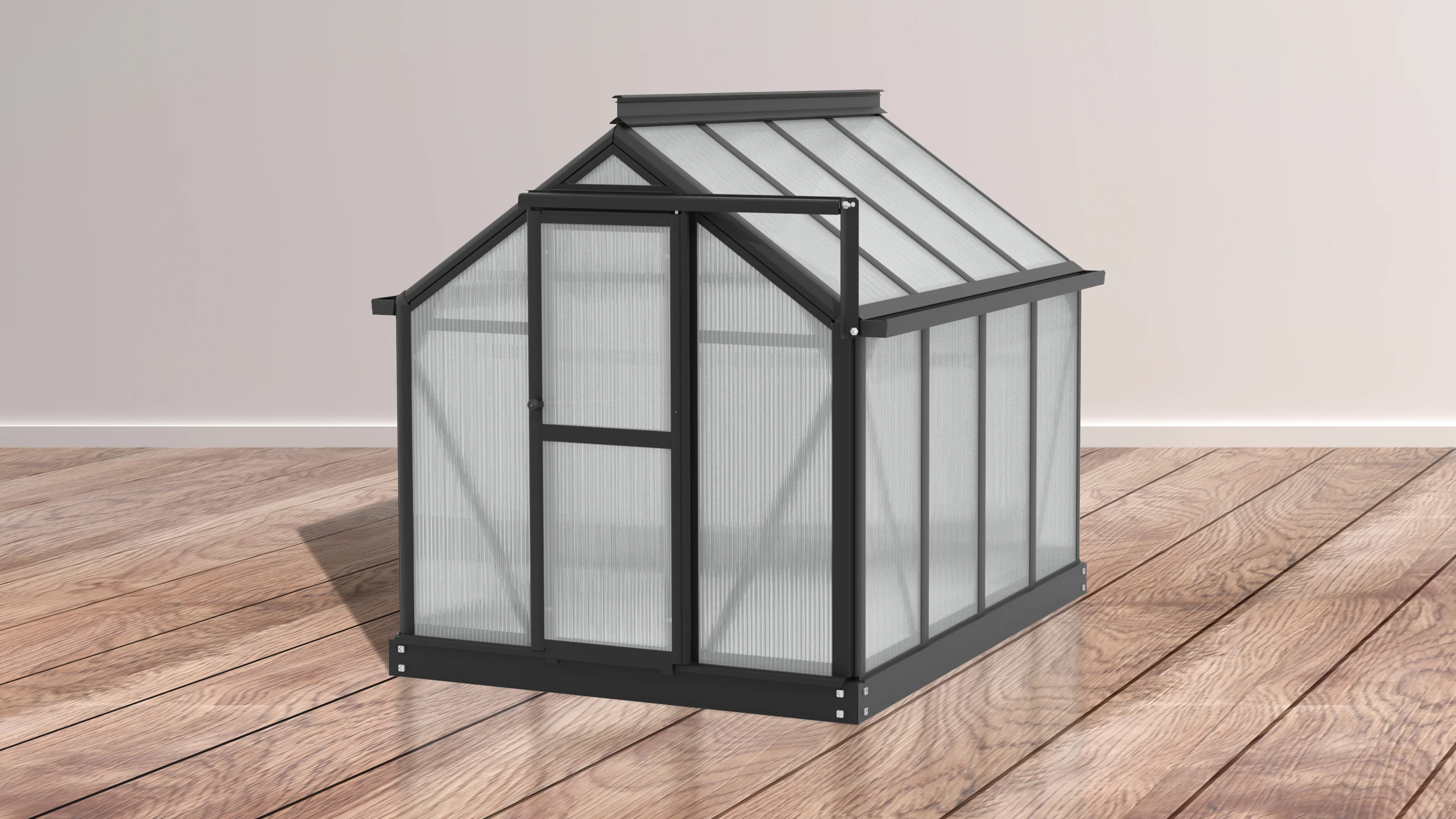 Vitavia Minigewächshaus Merlin HKP 4 mm, Schwarz - Image 3