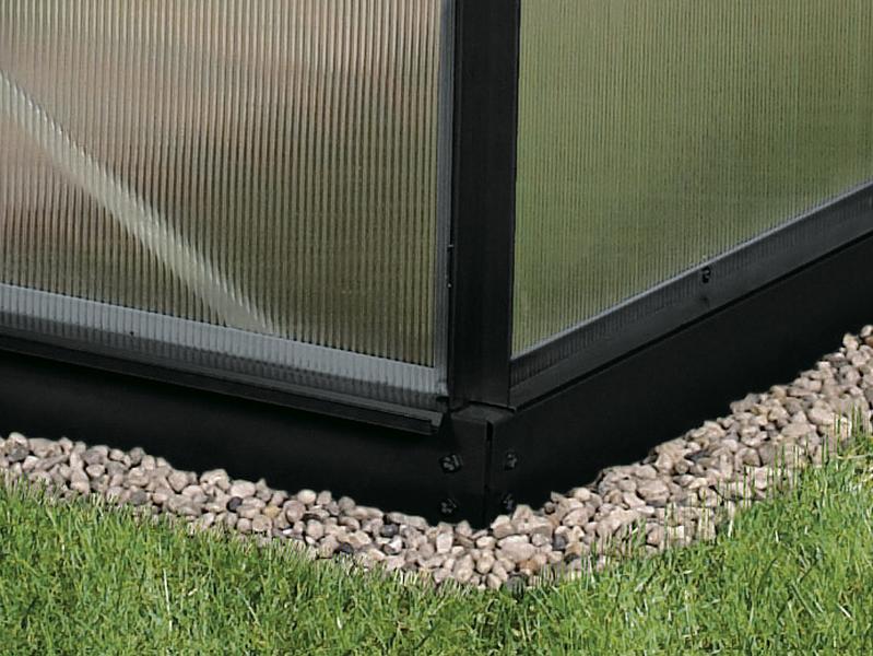 Vitavia Stahl-Fundament 5200, 6 cm für Gewächshäuser schwarz - Image 2