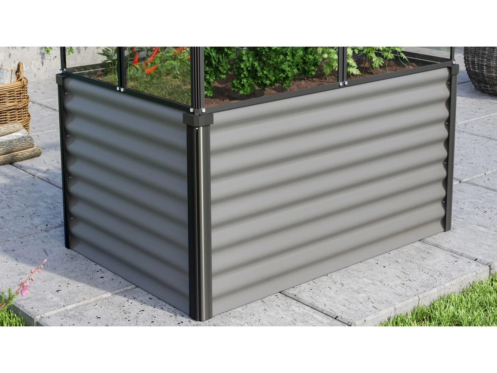 VitaviaRGB Unterbau Gaia Jumbo, granit/schwarz