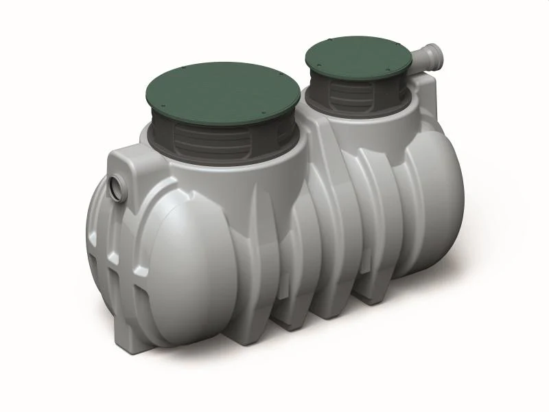 Waterform Regenwasser-Zisterne Unground 1000 Liter grau mit Tankabdeckung und Korbfilter