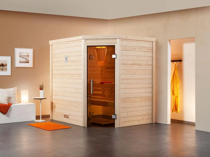 Weka Aktions-Sauna Terra 58 mm inkl. 7,5 kW Bioofen