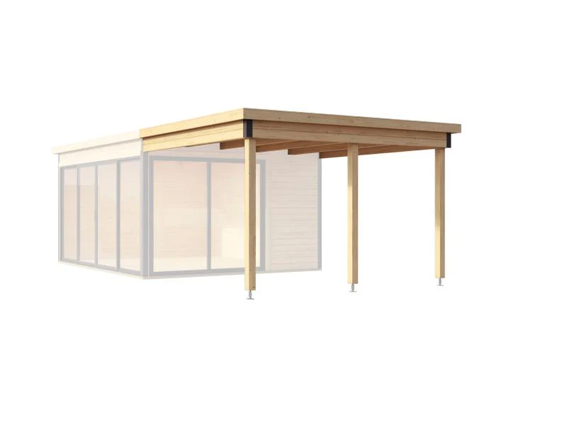 Weka Anbaudach Designhaus 412 Gr. 2 natur