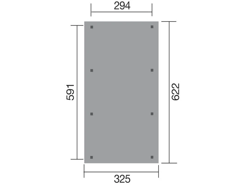 Weka Carport 609 kdi Premium-Carport - Image 3