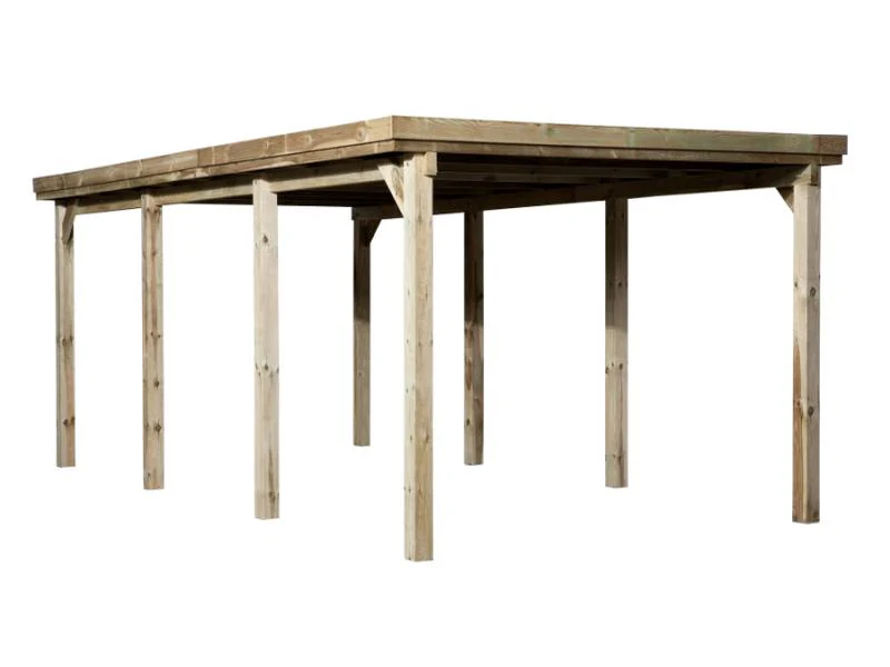 Weka Carport 617 Größe 2 ohne Dachplatten - Image 2