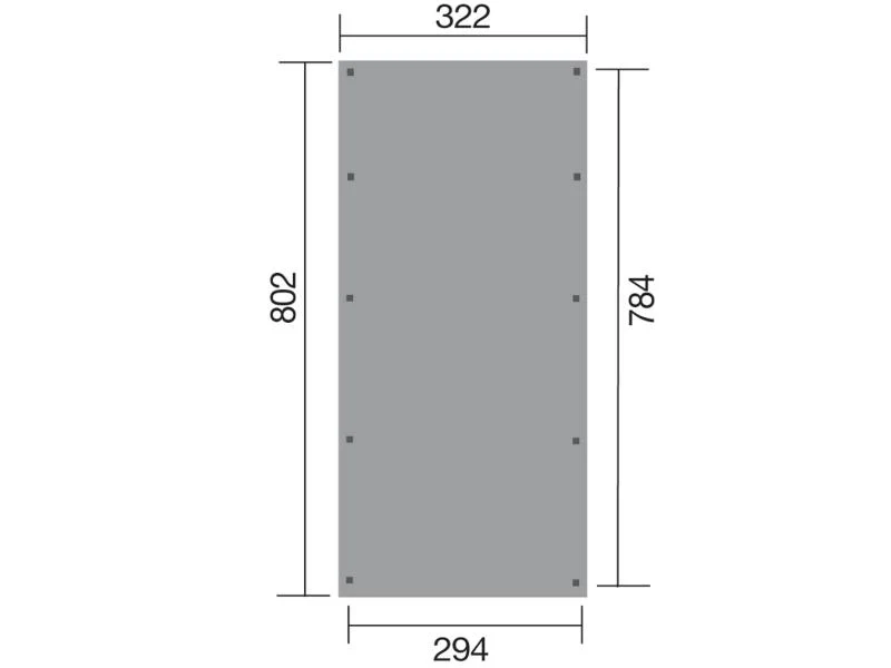Weka Carport 617 Größe 3 kdi - Image 3