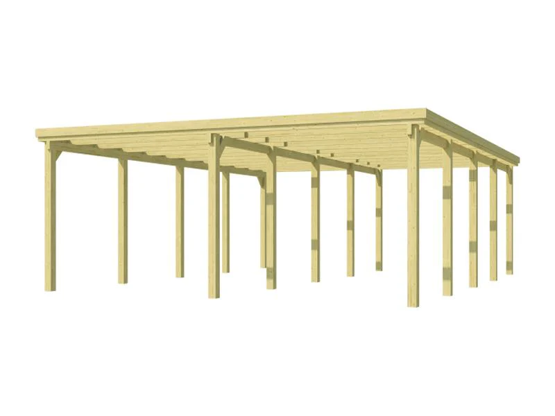 Weka Carport 618 Größe 2 ohne Dachplatten - Image 3