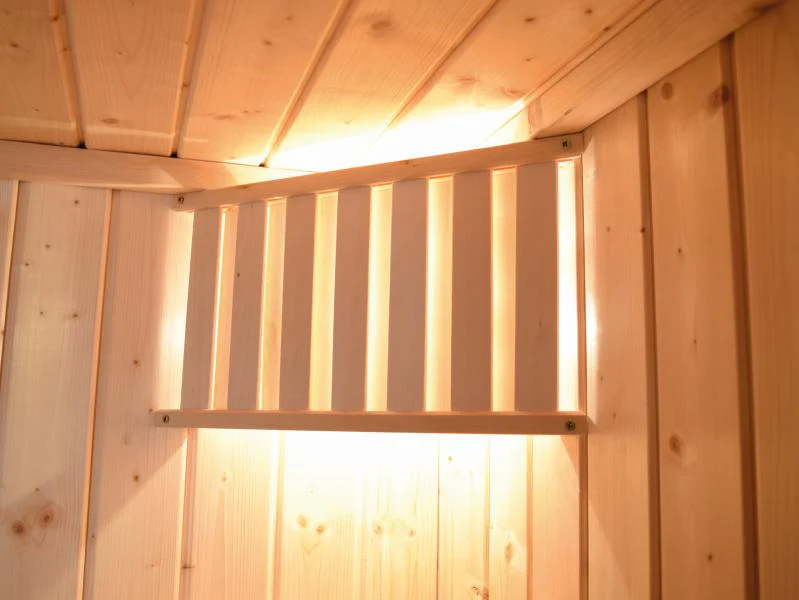Weka Design-Sauna CUBILIS Gr. 2 Sparset, inkl. 9 kW Ofen Kompakt integr. Steuerung, Glastür, Fenster - Image 7