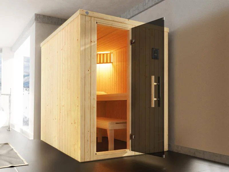 Weka Elementsauna Kaarina 1, inkl. 4,5 kW Bioofen (BioS) inkl. digitaler Steuerung