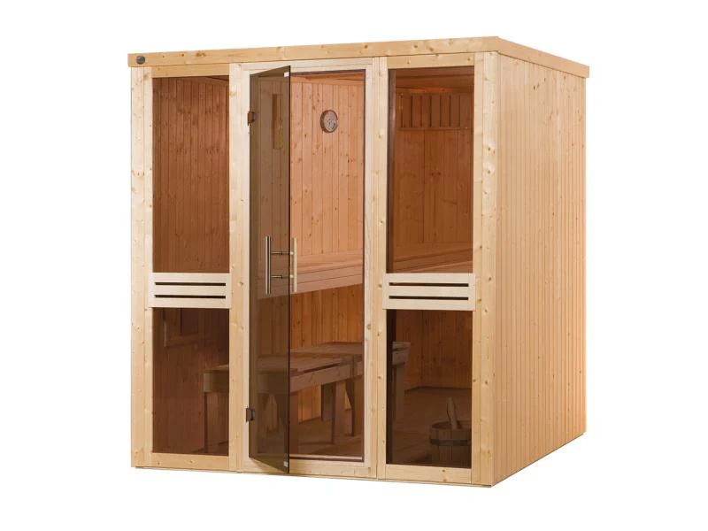Weka Elementsauna Kaarina 2, inkl. 4,5 kW Bioofen (BioS) mit digitaler Steuerung - Image 4