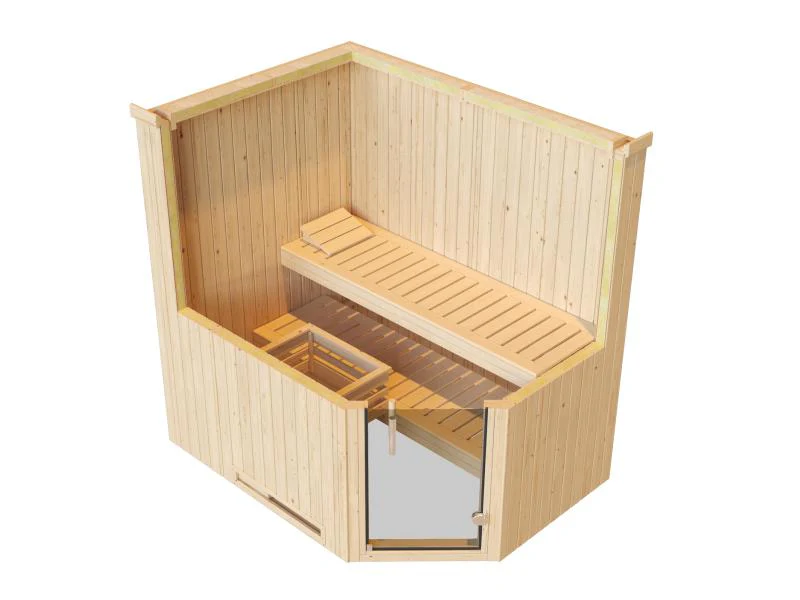 Weka Elementsauna Varberg 1 GT Trend inkl. 7,5 kW OS-Ofenset - Image 6