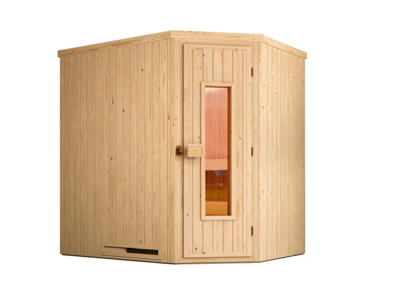 Weka Elementsauna Varberg 1, inkl. 5,4 kW Ofen Kompakt integr. Steuerung,  isolierte Holztür - Image 3