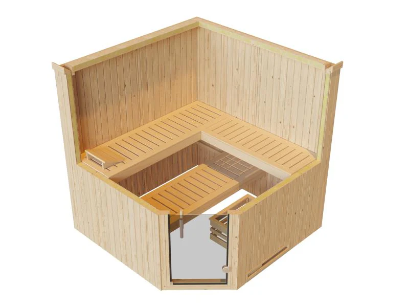 Weka Elementsauna Varberg 3 GT Sparset 7,5 kW Ofen - Image 5