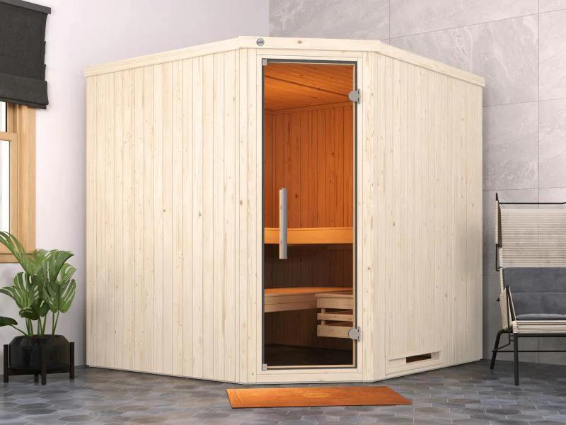 Weka Elementsauna Varberg 3 GT Trend inkl. 7,5 kW OS-Ofenset