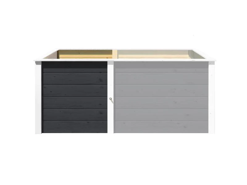 Weka Ergänzungssatz Hochbeet Modular, 21 mm, anthrazit - Image 2