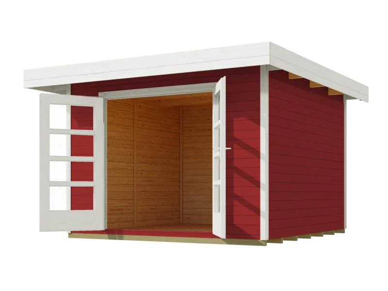 Weka Gartenhaus 126 Plus Gr. 3 in schwedenrot - Image 3