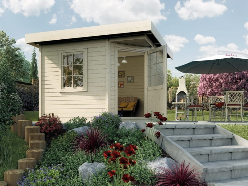 Weka Gartenhaus 213 Plus Gr 2 natur