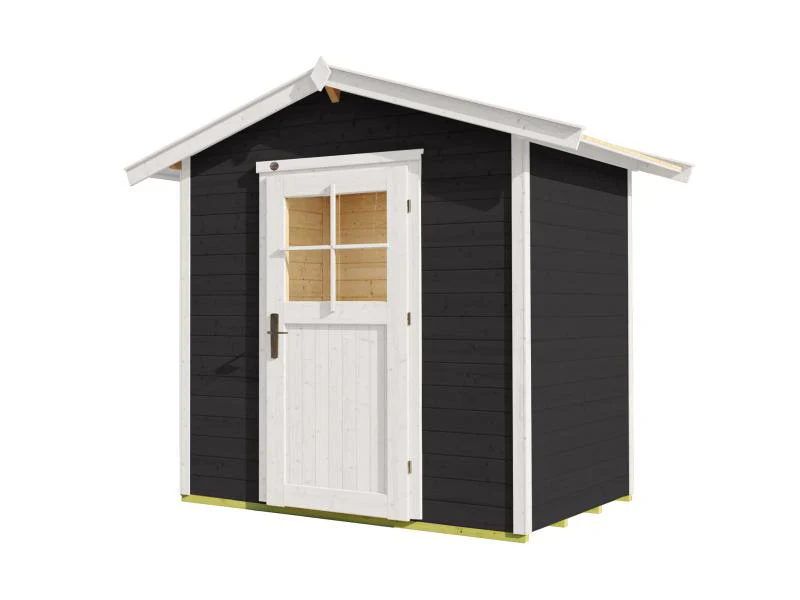 Weka Gartenhaus 223 Größe 1 mit Einzeltür anthrazit - Image 2