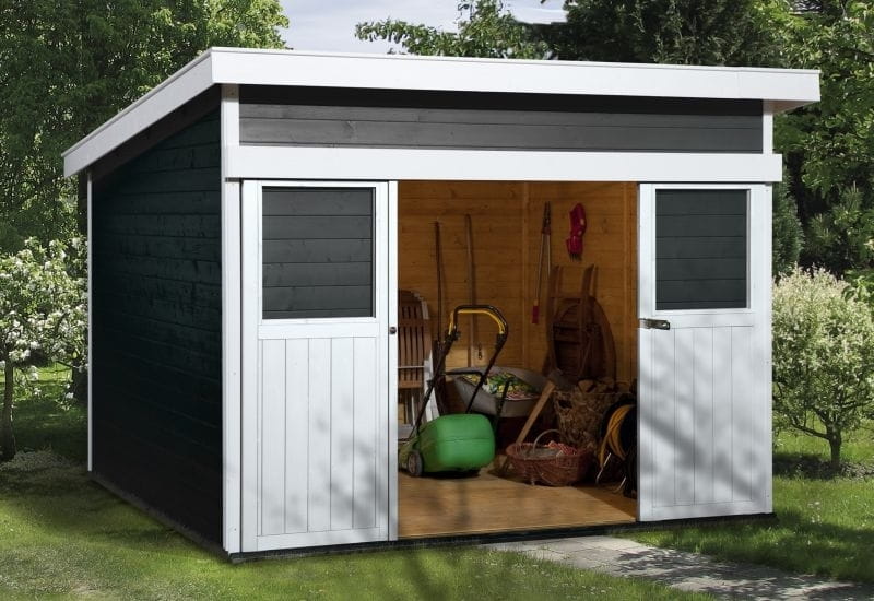 Weka Gartenhaus 225 Größe 1 anthrazit - Image 2