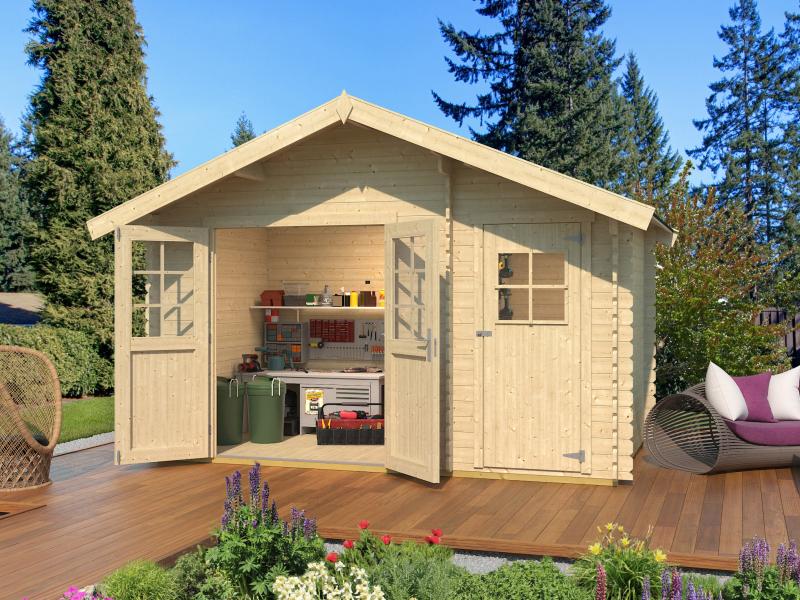 Weka Gartenhaus 253 Gr. 1 natur